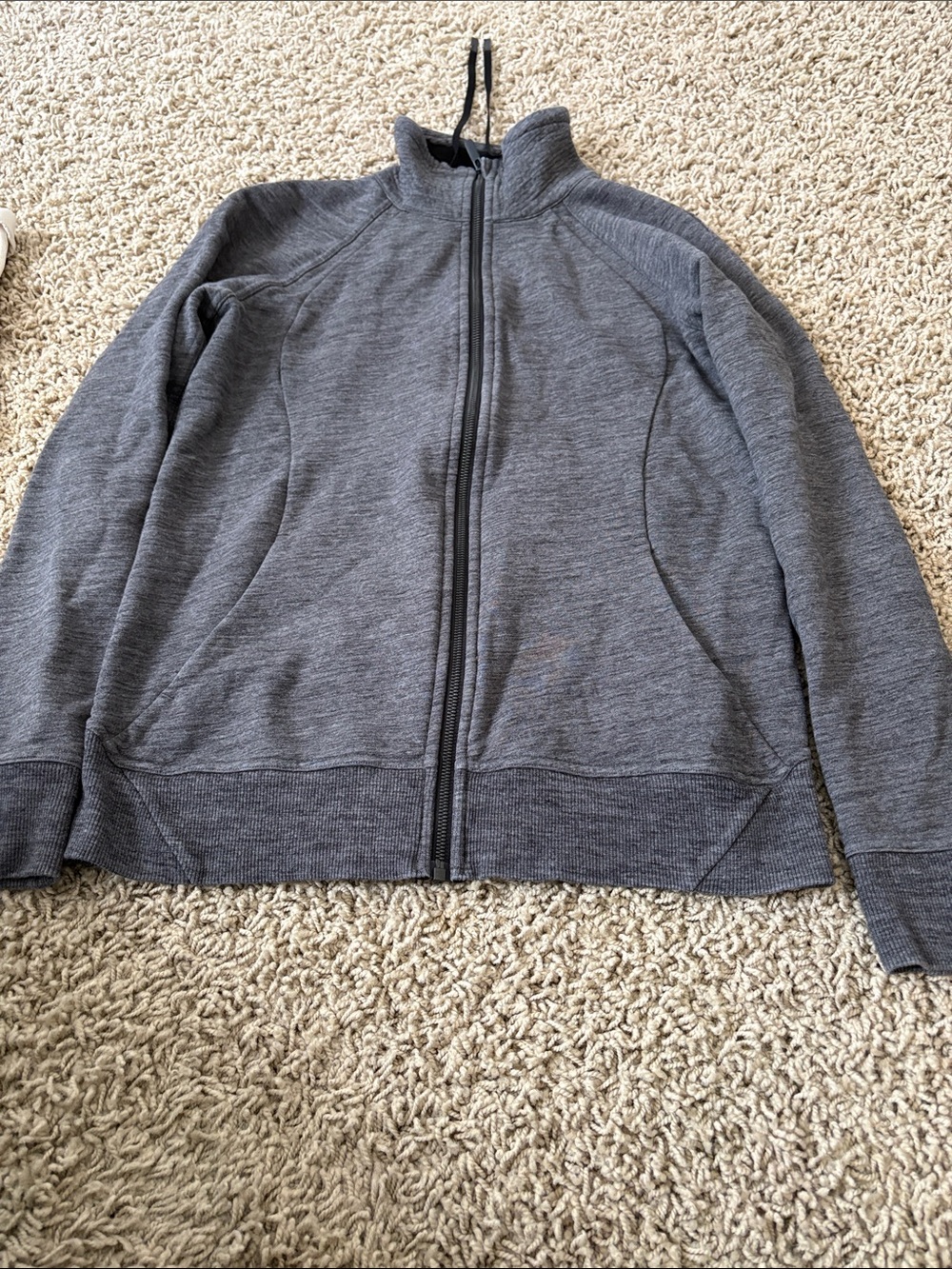 Lululemon Casual Full-Zip Heathered Jacket - Gray